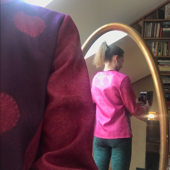 Miss Look Pink Purple Polka Dot Sweater, NWT, S - Picture 15 of 16